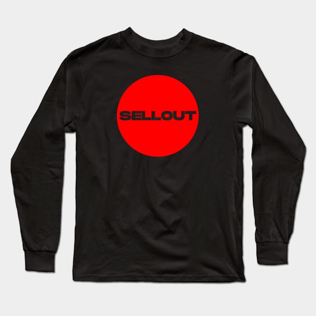 Sellout Circle (Red) Long Sleeve T-Shirt by Graograman